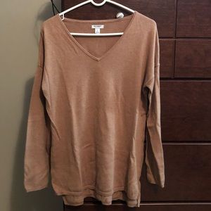 V-Neck Brown Sweater